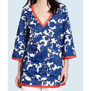 BODEN Lilian Kaftan Cover Up Loose Fit Lightweight Tunic Top  Sz 4